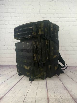 Mochila táctica camo 45L acampada 