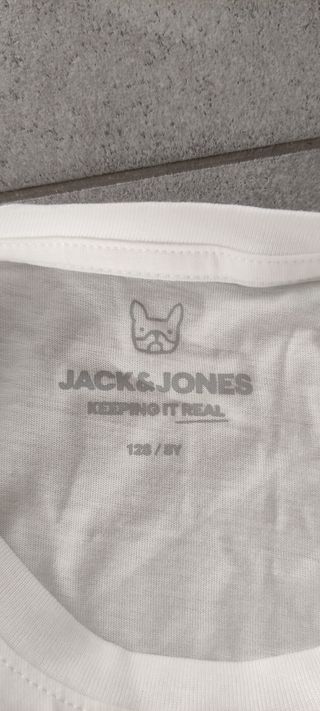 T-shirt Jack&Jones Bianca - 128 cm