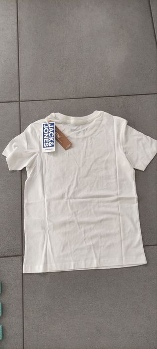 T-shirt Jack&Jones Bianca - 128 cm