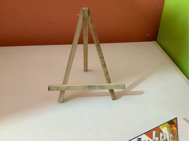 Mini cavalletto + tela per dipingere