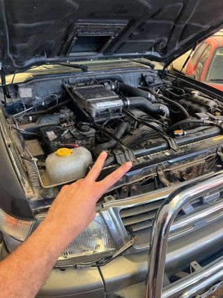 Despiece motor y caja de cambios Patrol y61 rd28t