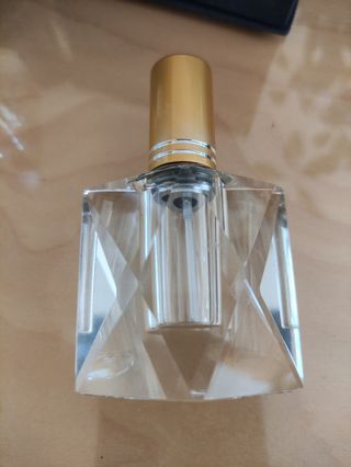 Conjunto frascos perfume cristal