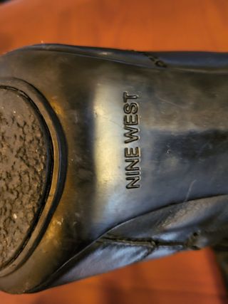 Botas altas vintage de piel auténtica | Talla 39