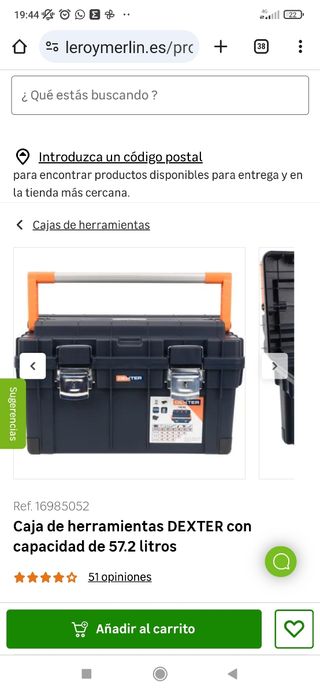 Caja de herramientas nueva