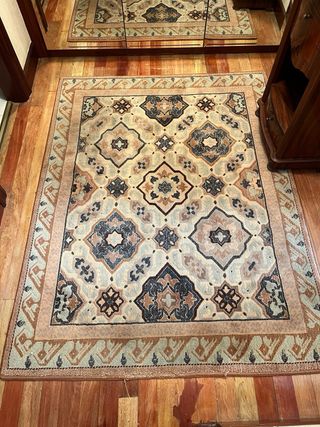 Alfombra con estampado