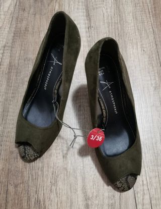 Cuñas verdes. Con etiqueta 