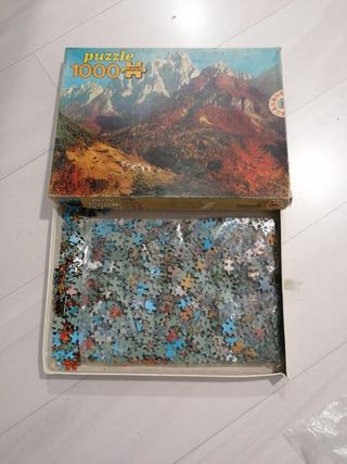 Puzzle 1000 piezas (falta una pieza) 