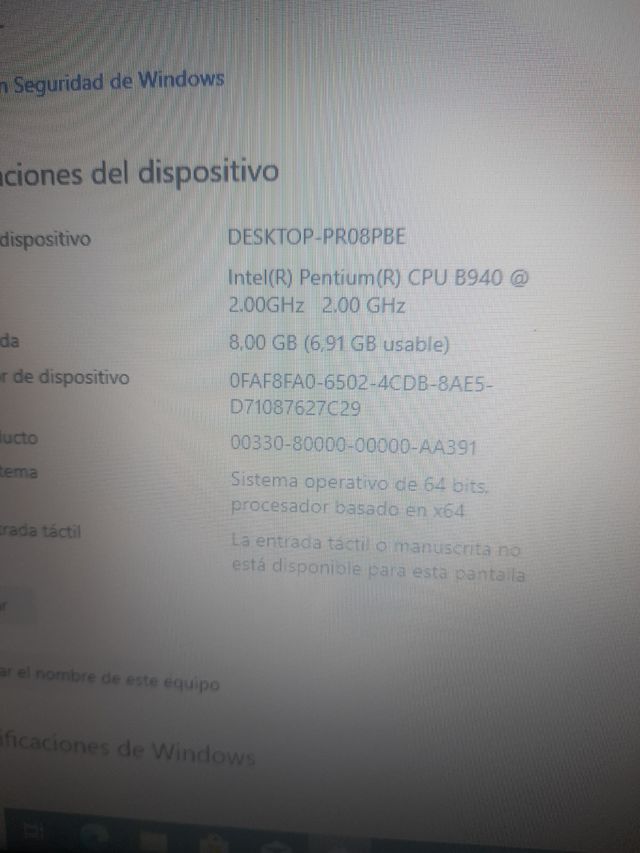 Vendo un laptop asus con Windows 10