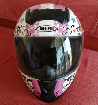 Casco moto integral infantil