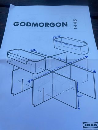 Organizador baño IKEA