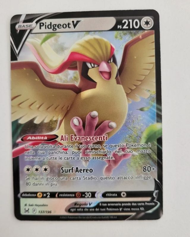 Lotto carte Pokémon Go