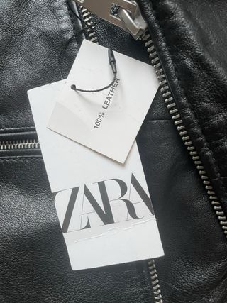 Biker chaqueta Zara 100% piel