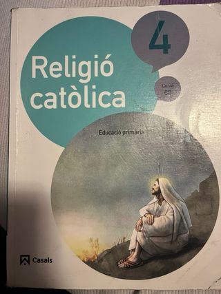 Llibre religio catolica 4t primaria. Casals