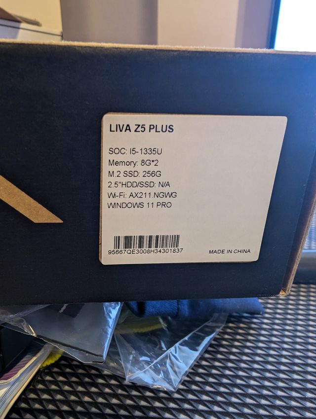 Mini PC Liva Z5 Plus