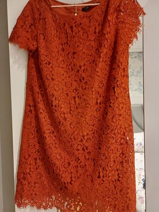 Vestido  Zara encaje