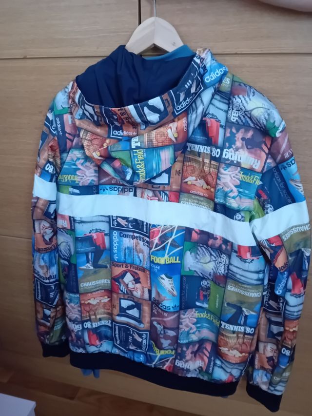 Chaqueta retro adidas reversible