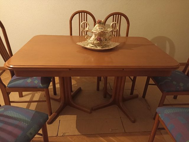 Mesa salón y 6 sillas