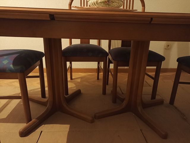 Mesa salón y 6 sillas