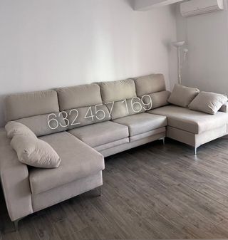 Elegantes sofás U deslizante