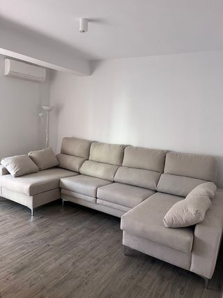 Elegantes sofás U deslizante