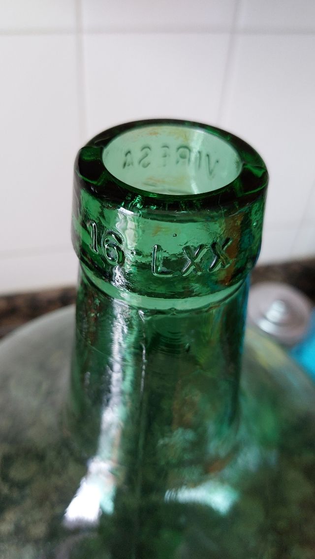 Damajuana Viresa 16 L. Lavadas.