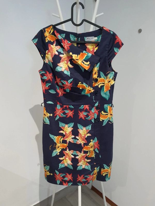 Vestido estampado floral