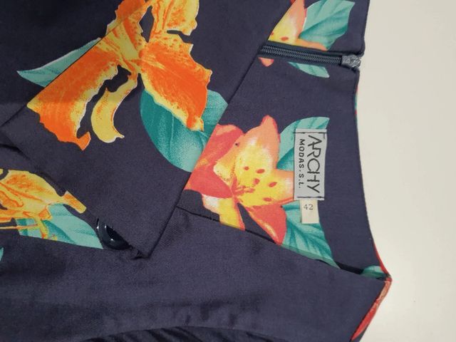 Vestido estampado floral