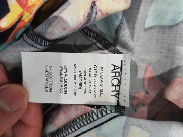 Vestido estampado floral