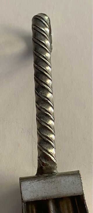 3 Porta tazza da caffe’ e cucchiaino in peltro 95%