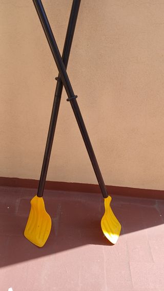 Lancha para playa o río con 2 remos+hinchador