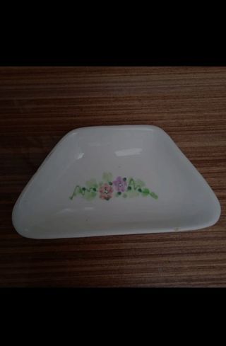 As.60 JABONERA PINTADA A MANO PORCELANA ANTIGUA