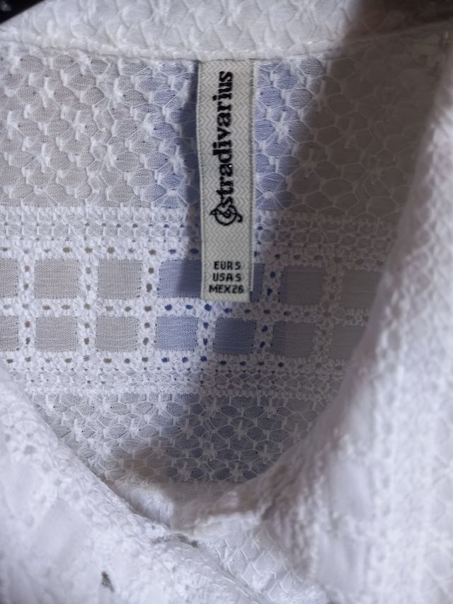Camicia Stradivarius bianca taglia S