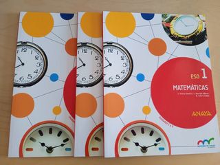 Libros Matemáticas Anaya 1° de la ESO