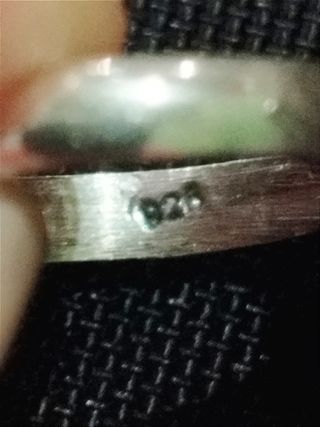 Anillo cóctel plata oro piedra roja