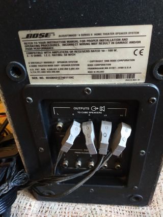 Altavoces Bosé. Última oferta.