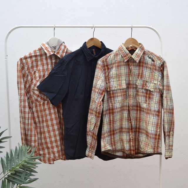 3 camisas niño 16 años cuadros