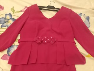 Vestido fiesta / madrina buganvilla