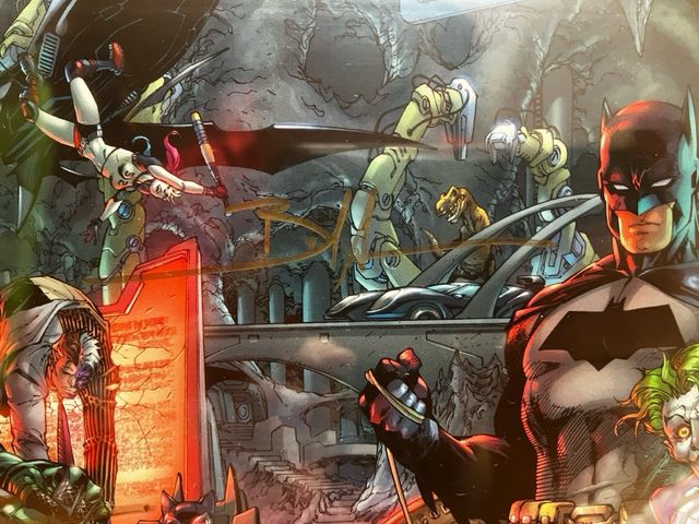 Cbcs batman firmado 3x Geoff johns  cgc