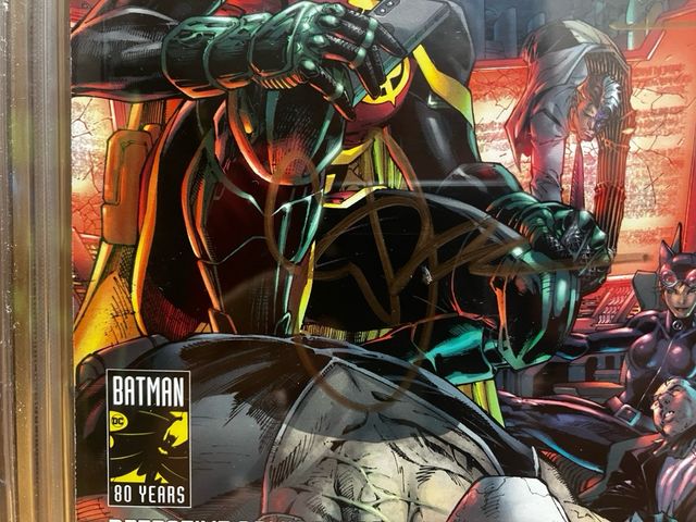Cbcs batman firmado 3x Geoff johns  cgc