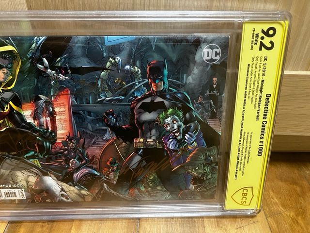Cbcs batman firmado 3x Geoff johns  cgc