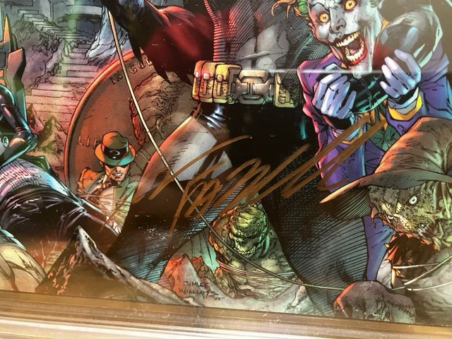 Cbcs batman firmado 3x Geoff johns  cgc