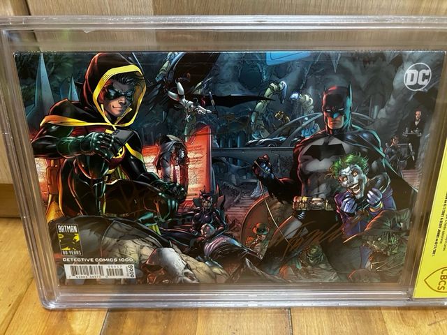 Cbcs batman firmado 3x Geoff johns  cgc