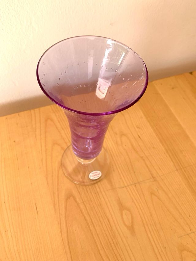 Set bicchieri in vetro artigianale