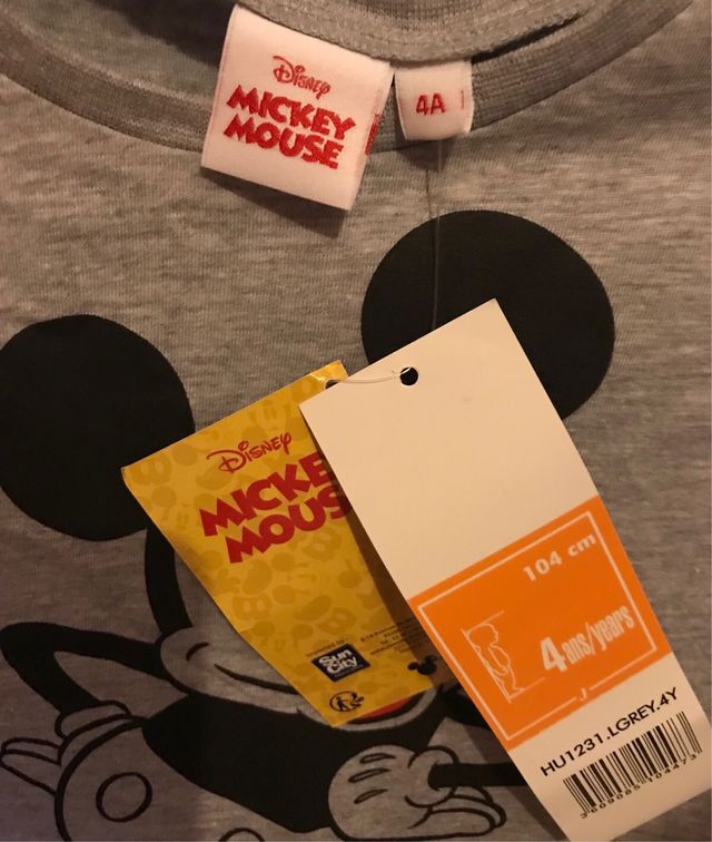Camiseta de Mickey Mouse