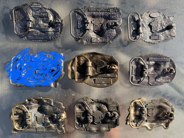 Coleção original de fivelas HARLEY DAVIDSON