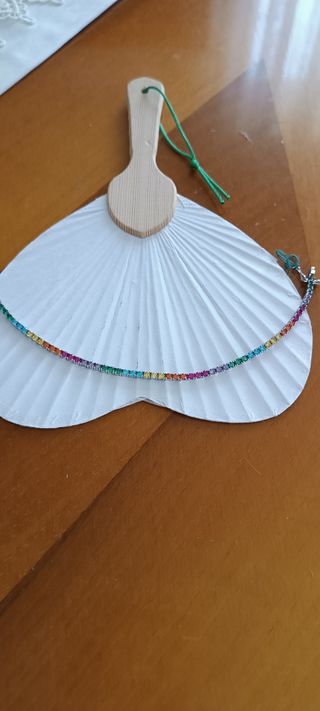 Bracciale tennis argento 925 con zirconi