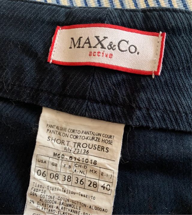 Pantaloncino nero donna MAX&Co. Tg. 42.