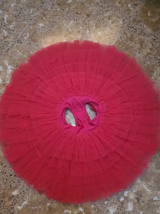 TUTÚ BALLET "PLATO" TALLA 6-8 AÑOS CON FUNDA