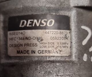 COMPRESOR AIRE ACONDICIONADO MERCEDES A140 W168