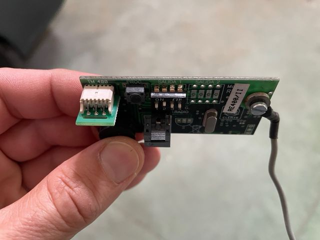 Memoria de Ampliacion Mandos Garaje Clemsa TM 400